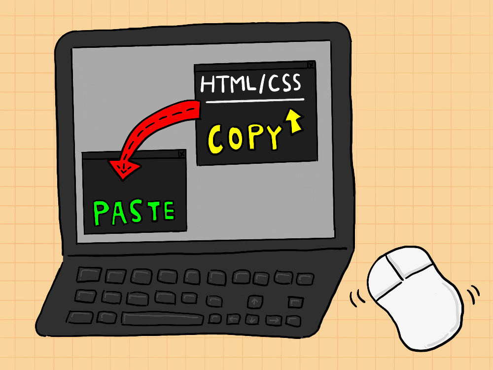 HTMLでコピペ